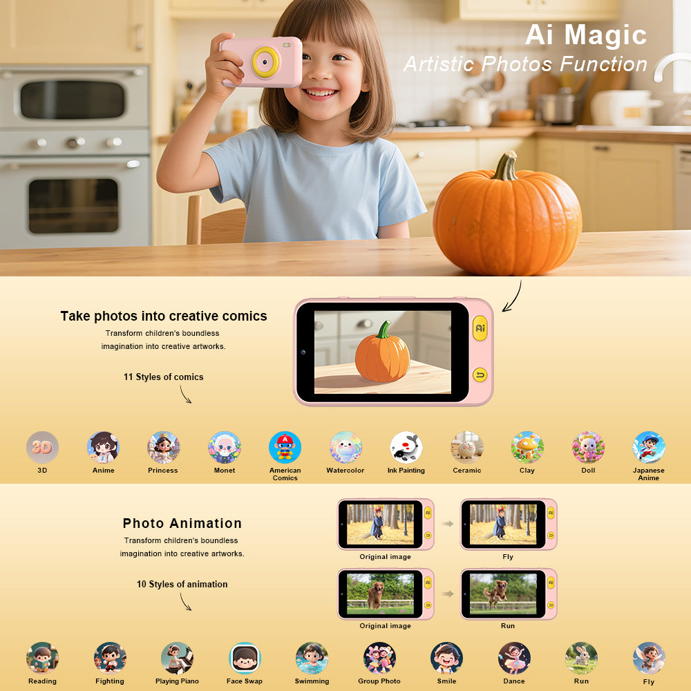 Oroa™ AI Kids Learning Camera - Intelligent Technology That Helps Children Think Beyond Screens