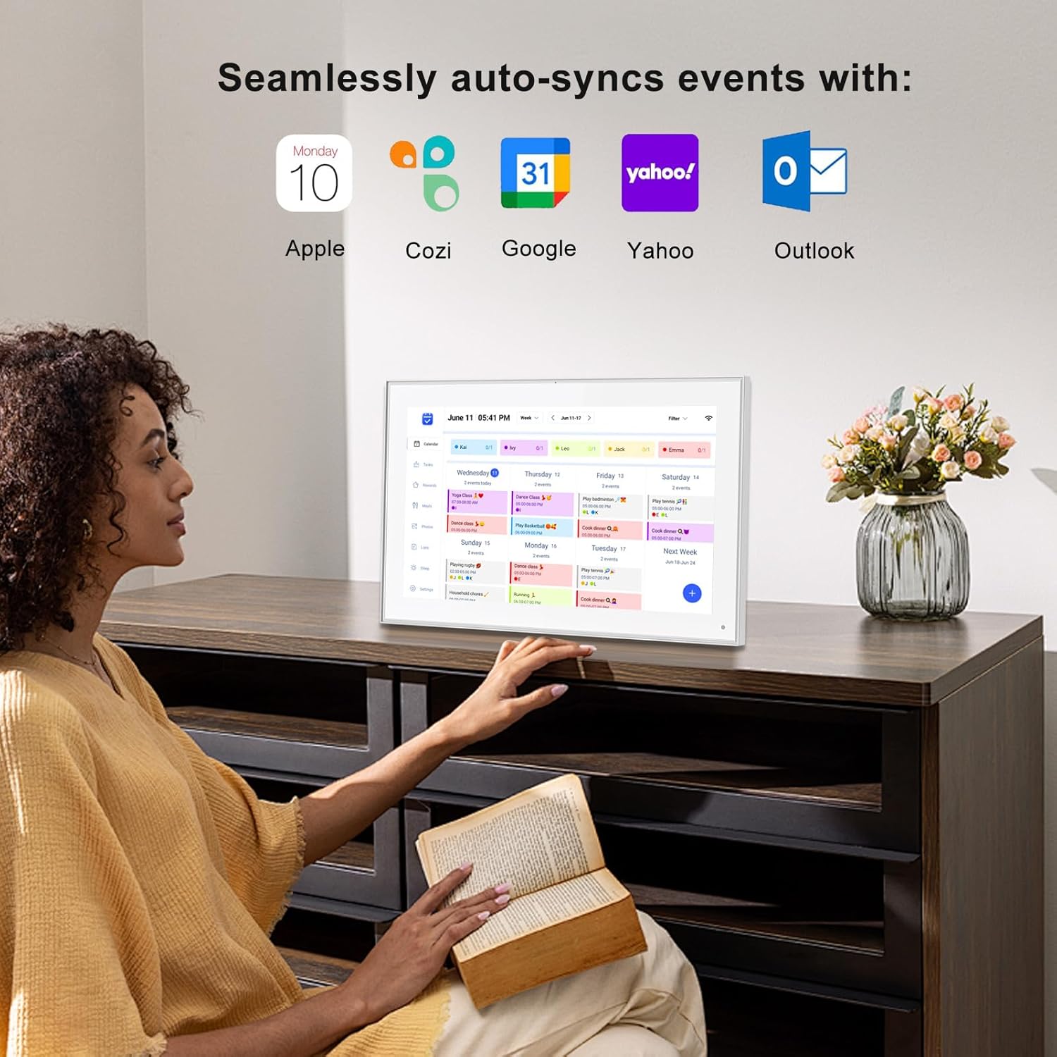 Vcivik AI Calendar 15.6 inch dashboard