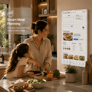 Vcivik AI Family Calendar with Live Voice AI, 15.6″ Smart Hub, No Subscription - Vcivik