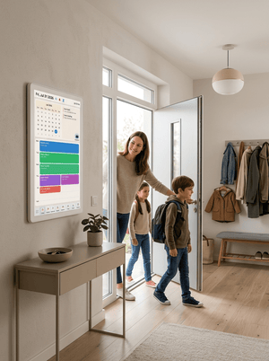 Vcivik AI Family Calendar with Live Voice AI, 15.6″ Smart Hub, No Subscription - Vcivik