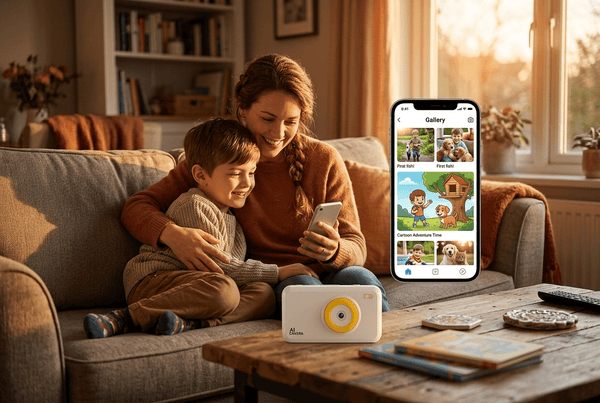 Vcivik™ AI Kids Camera — Turns Their Photos Into Stories & Cartoons, Ages 3–18 - Vcivik