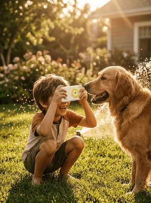 Vcivik™ AI Kids Camera — Turns Their Photos Into Stories & Cartoons, Ages 3–18 - Vcivik