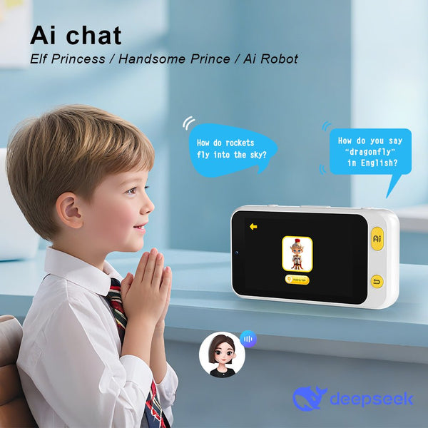 Vcivik™ AI Kids Camera — Turns Their Photos Into Stories & Cartoons, Ages 3–18 - Vcivik